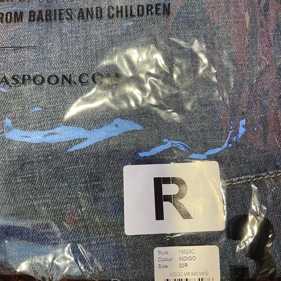 Man X One Teaspoon Mr Browns Jeans Indigo Men's 32R NWT - Picture 10 of 12